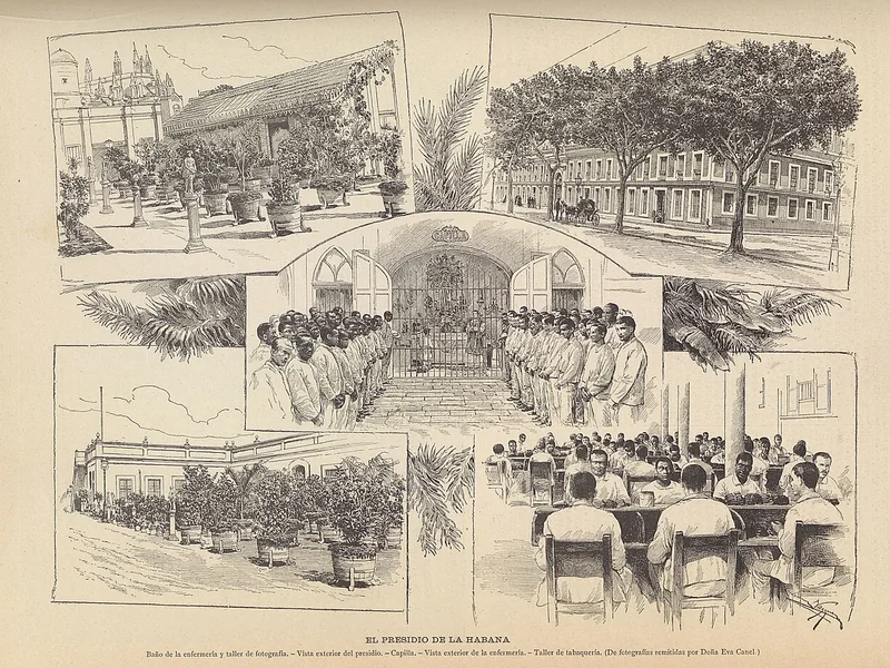 1861-Nicanor Vázquez Ubach - L'illustrazione artistica, La prigione dell'Avana
